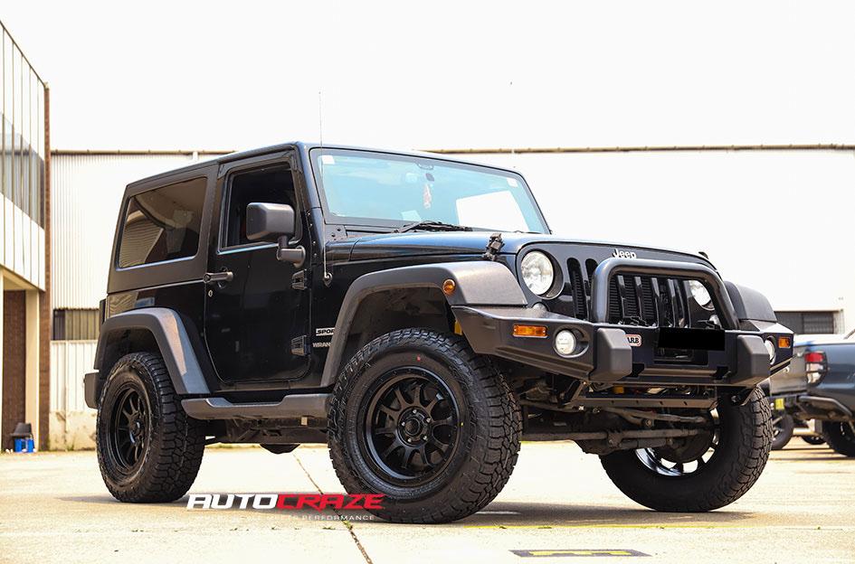 JEEP WRANGLER RG3 SATIN BLACK
